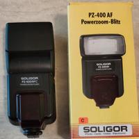 Flash Soligor Pz-400 af TTL Canon slr ANALOGICHE