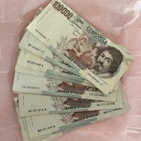 5 milioni lire da 100000 (50) Caravaggio 1’ tipo