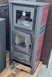 Stufa a legna con Forno 12kw Termostato NUOVE 