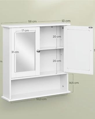 MOBILE BAGNO 2 PEZZI 