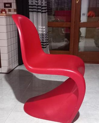 N. 4 Sedie rosse di Design