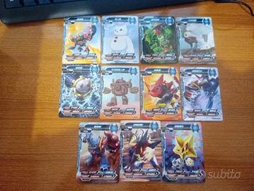 Lotto 11 cards Digimon vari in chinese R DMO1