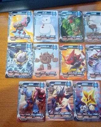 Lotto 11 cards Digimon vari in chinese R DMO1
