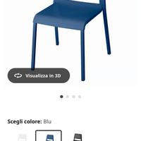 sedie impilabili ikea