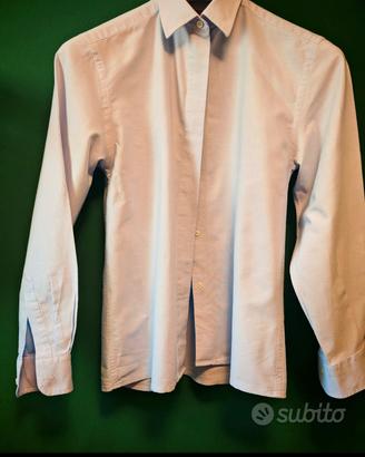 Camicia azzurra donna manica lunga