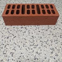 mattoni rossi bugnato