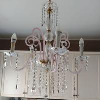 Lampadario in vetro di murano