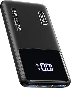 INIU Power Bank, 10000mAh Fast Charge 22,5W