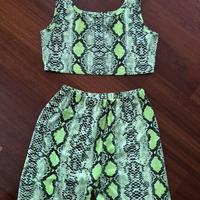 Completino ragazza 12 anni top pantaloncini