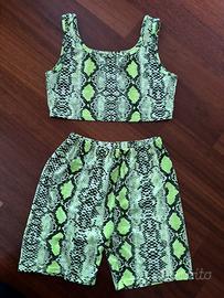 Completino ragazza 12 anni top pantaloncini