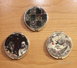 Specchi tascabili tradizionali coreani madreperla 