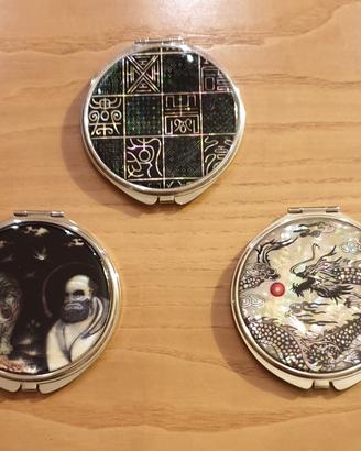 Specchi tascabili tradizionali coreani madreperla 