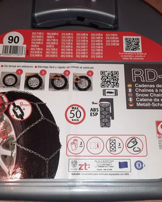 catene da neve nuove erma rd-9 90