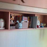 Cameretta bambina+cassettiera+culla(materasso inc)