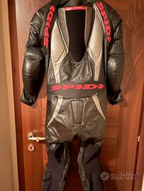 Tuta moto pelle moto