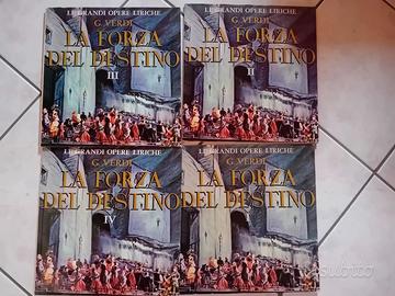 dischi in 4 volumi La Forza del destino - Verdi