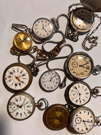 Lotto di Orologi da Tasca Vintage e d'Epoca