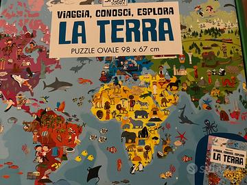 Puzzle ovale 200 pezzi La terra