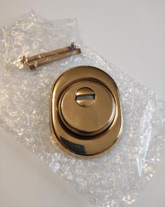 protettore per cilindro profilo europeo PVD oro