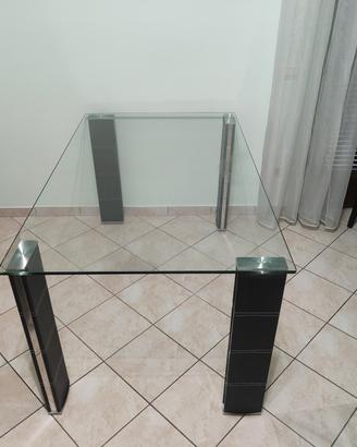 TAVOLO DA CUCINA IN VETRO 