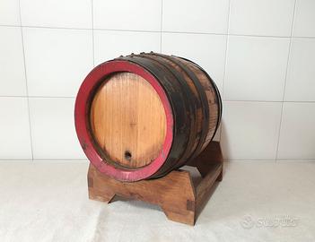 Botte barile Vintage in legno rovere vino o brandy
