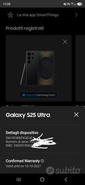 S25 Ultra 512gb Black pellicola vetro ottobre 2025