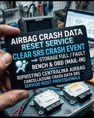 Crash Data SRS Ripristino Centralina Airbag