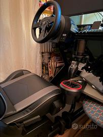 Postazione simracing completa volante t300