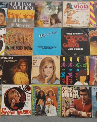 Dischi in vinile 45 giri anni ‘60/’70/’80
