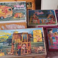 giocatto libarbie  lotto anni 80 90 playset vari