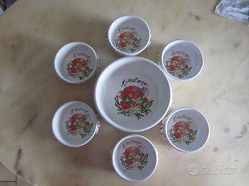 Servizio Set di 7 pezzi da minestrone .