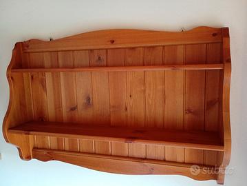 Pensile rustico da parete in legno