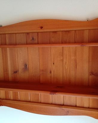 Pensile rustico da parete in legno