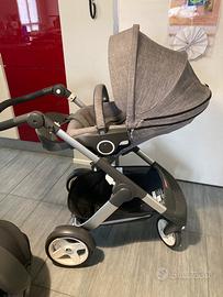Passeggino Trio stokke