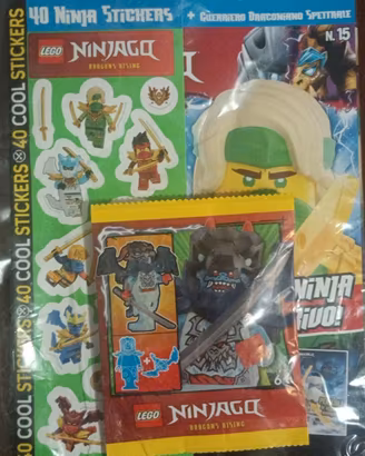 LEGO Ninjago Dragon's Rising Rivista N.15 Minifigu