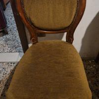 5 sedie da tavolo Antiche