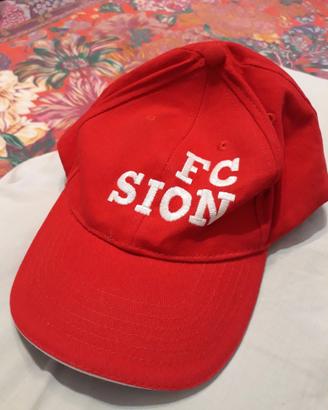 Cappellino calcio in cotone del FC Sion