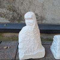 Pezzi di marmo per scultura