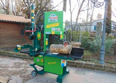 sega a nastro 600 con spaccalegna verticale girevo