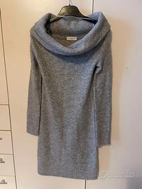 vestito ragazza invernale con spalle scoperte