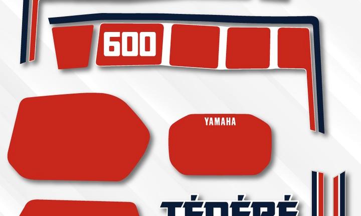 Adesivi moto YAMAHA XT 600 Z teneré 1VJ 1983/90