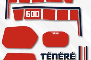 Adesivi moto YAMAHA XT 600 Z teneré 1VJ 1983/90
