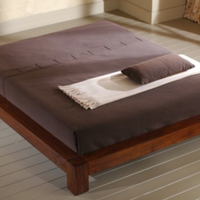 Struttura letto stile etnico/orientale