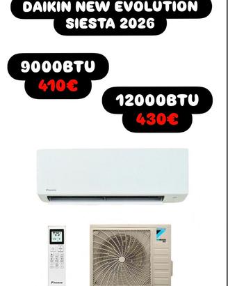 CONDIZIONAORE CLIMATIZZATORE DAIKIN SIESTA 2026