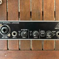 Scheda audio U-Phoria UMC22 Behringer