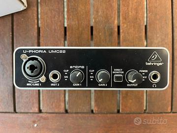 Scheda audio U-Phoria UMC22 Behringer