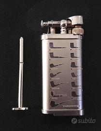 Accendino Savinelli con pipe in sovrimpressione 