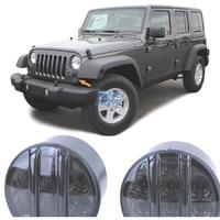 FRECCIE ANTERIORI PER JEEP WRANGLER JK 07- LED NER