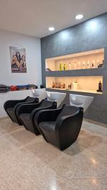 Arredamento completo negozio parrucchiere