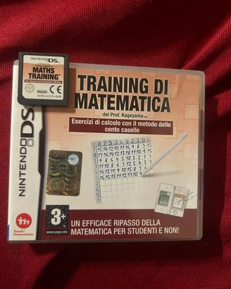 Gioco Nintendo ds training di matematica